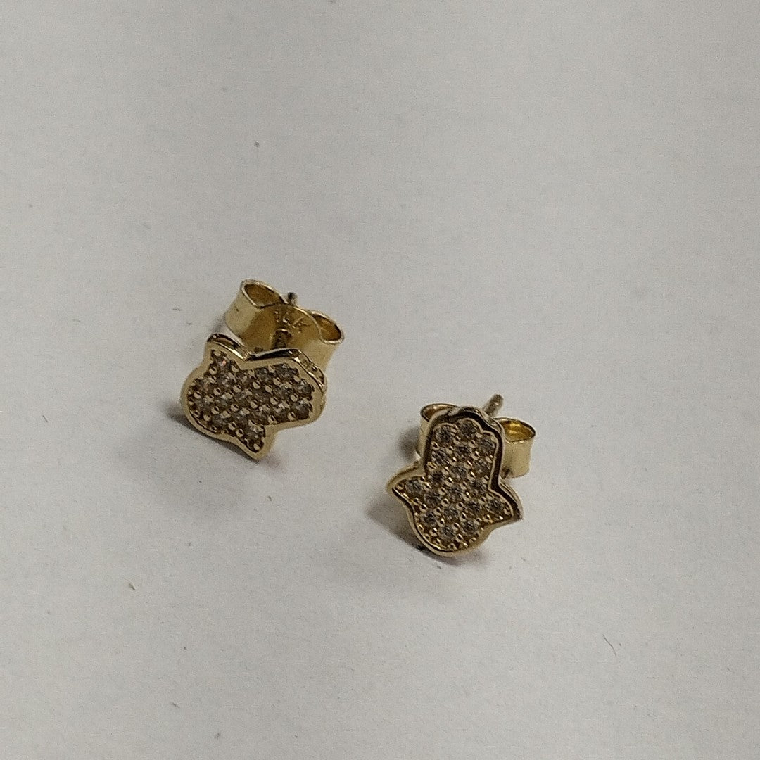BROQUELES ORO 14K 1.3 (NUEVO)