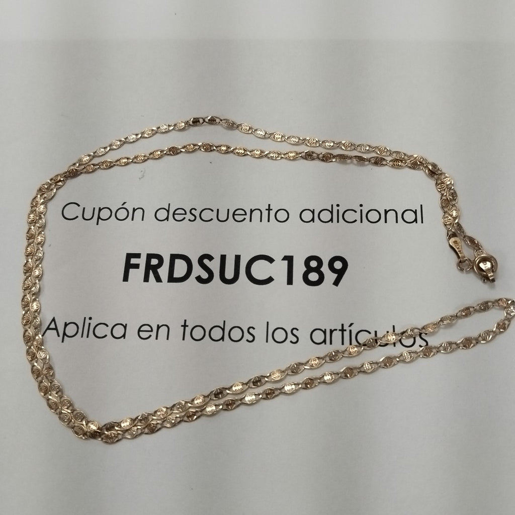 CADENA ORO 14 K 3.1 GRMS (SEMINUEVO)