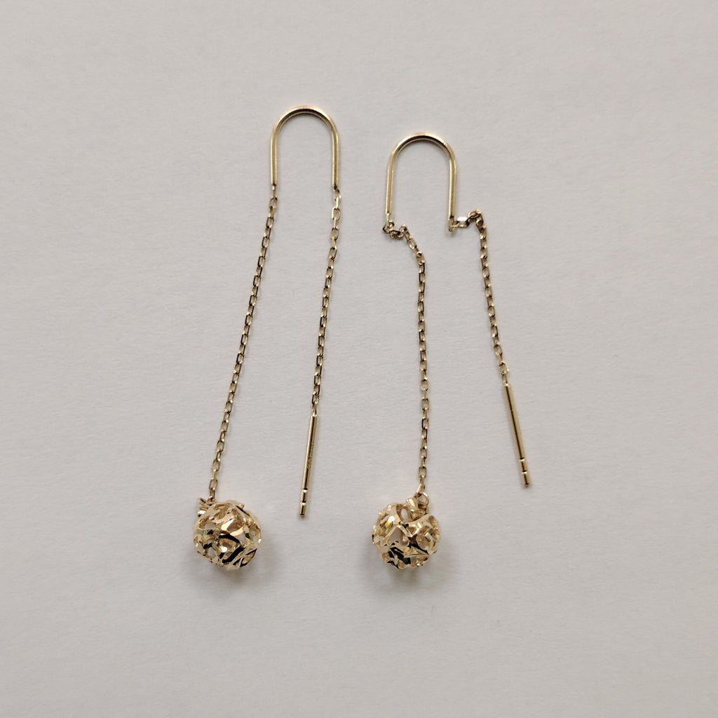 BROQUELES ORO 14K 1.7 (NUEVO)