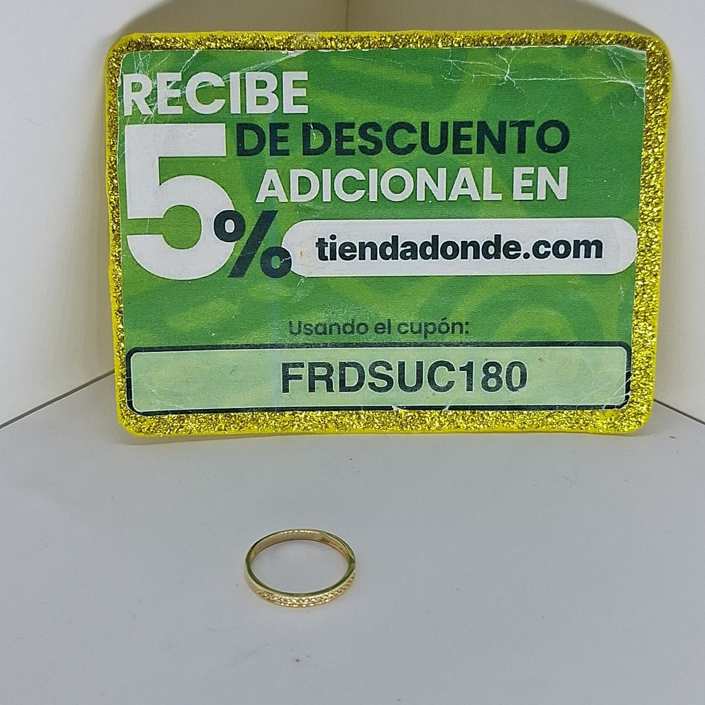 ANILLOS DAMA ORO 14K 1.5 (NUEVO)
