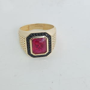 ANILLOS CABALLERO ORO 10K 6.7 (NUEVO)