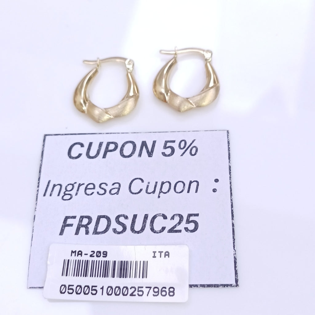 ARRACADAS ORO 14K 1.4 (NUEVO)