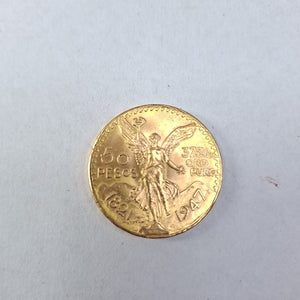 Moneda Centenario Cincuenta Pesos Oro Mexicano 21.6K