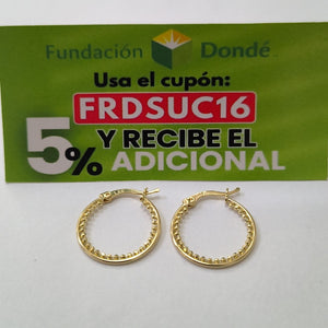 ARRACADAS ORO 14K 1.9 (NUEVO)