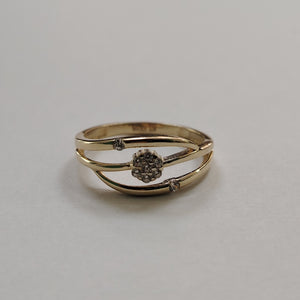 ANILLOS DAMA ORO 10K 2 (NUEVO)