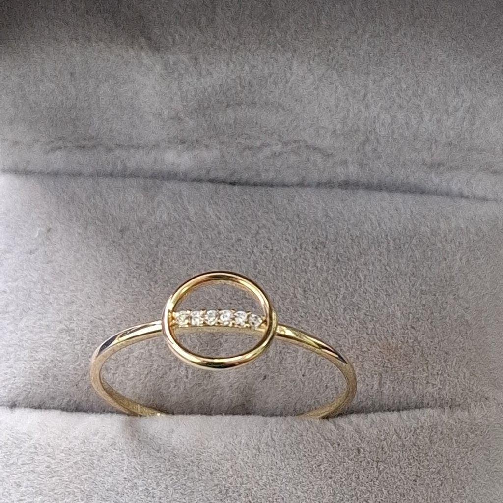 ANILLOS DAMA ORO 14K 0.7 (NUEVO)