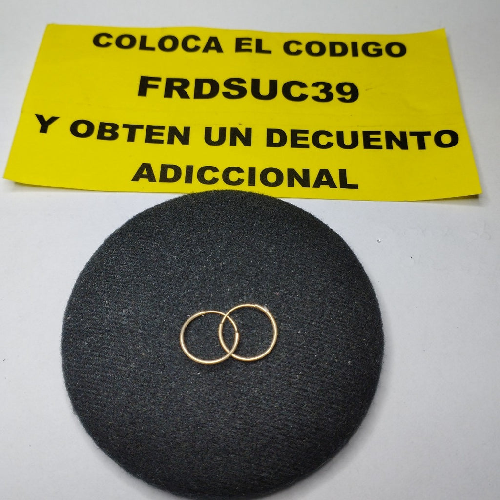 ARRACADAS PAR ORO 10 K 0,30 GRMS (SEMINUEVO)