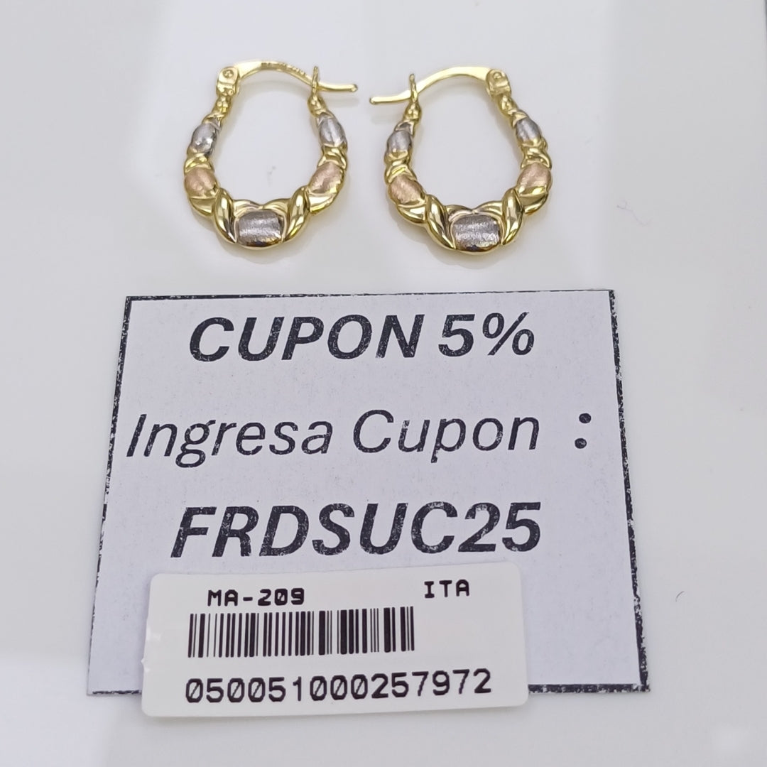 ARRACADAS ORO 14K 1.2 (NUEVO)