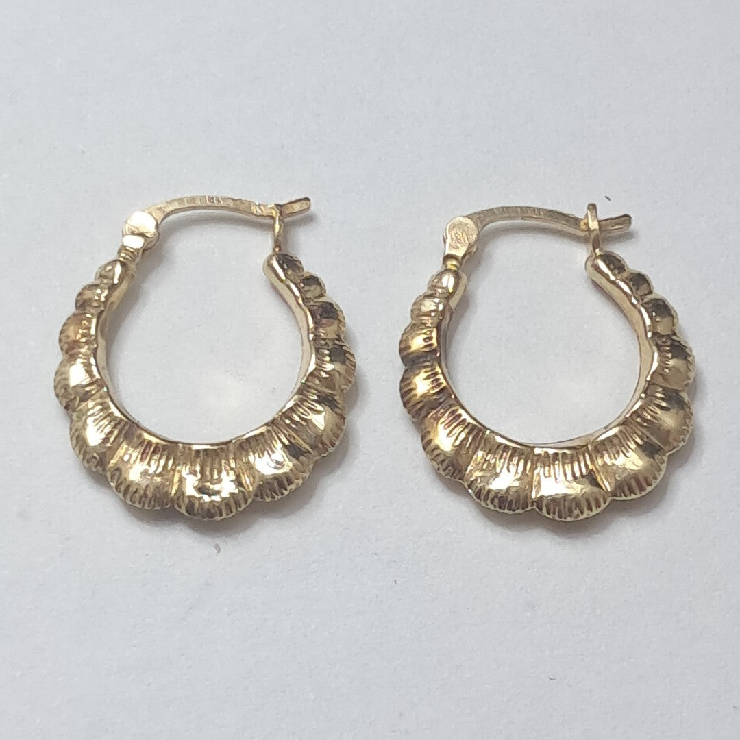 ARRACADAS PAR ORO 10 K 1,50 GRMS (SEMINUEVO)