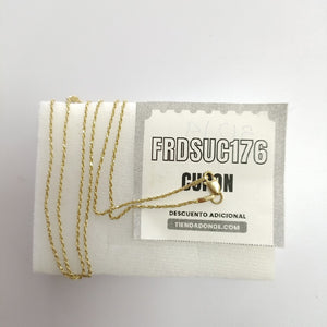 CADENA ORO 14 K 3,10 GRMS (SEMINUEVO)