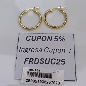 ARRACADAS ORO 14K 1.6 (NUEVO)