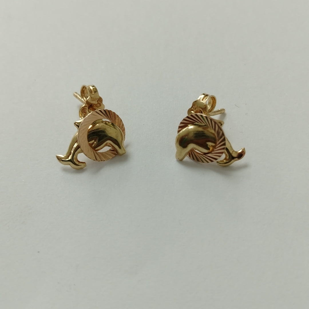 BROQUELES PAR ORO 14 K 1,20 GRMS (SEMINUEVO)