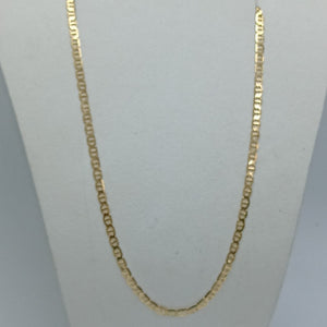 CADENAS TEJIDO MARINERA ORO 14K 55 CM 7.8 GR (NUEVO)