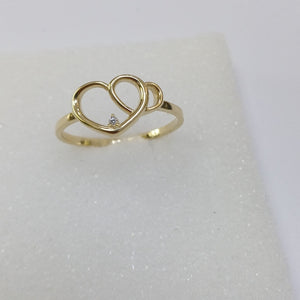 ANILLOS DAMA ORO 14K 2 (NUEVO)