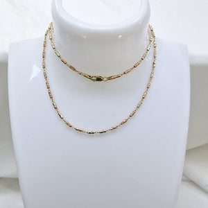 CADENA ORO COMBINADO 14 K 6,00 GRMS (SEMINUEVO)