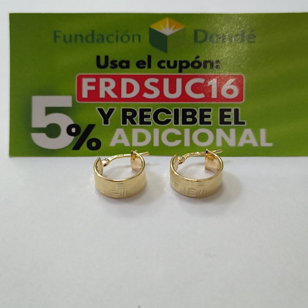 ARRACADAS ORO 14K 1.8 (NUEVO)