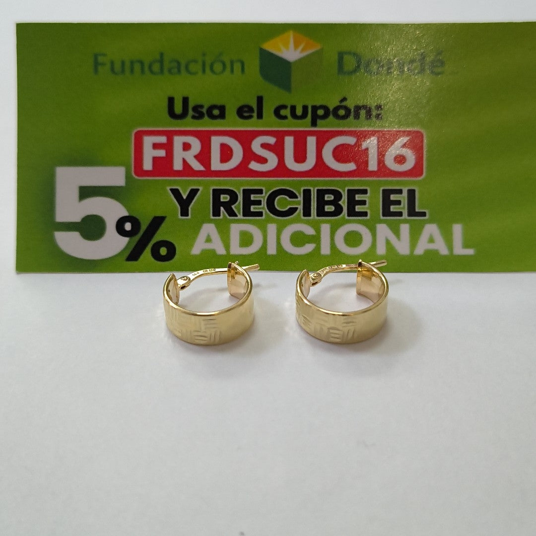 ARRACADAS ORO 14K 1.8 (NUEVO)