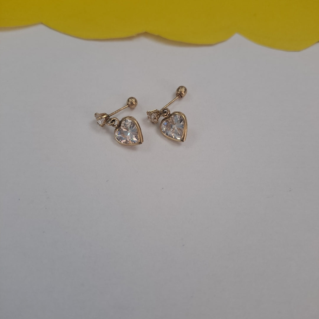 ARETES PAR ORO 10 K 0.9 GRMS (SEMINUEVO)