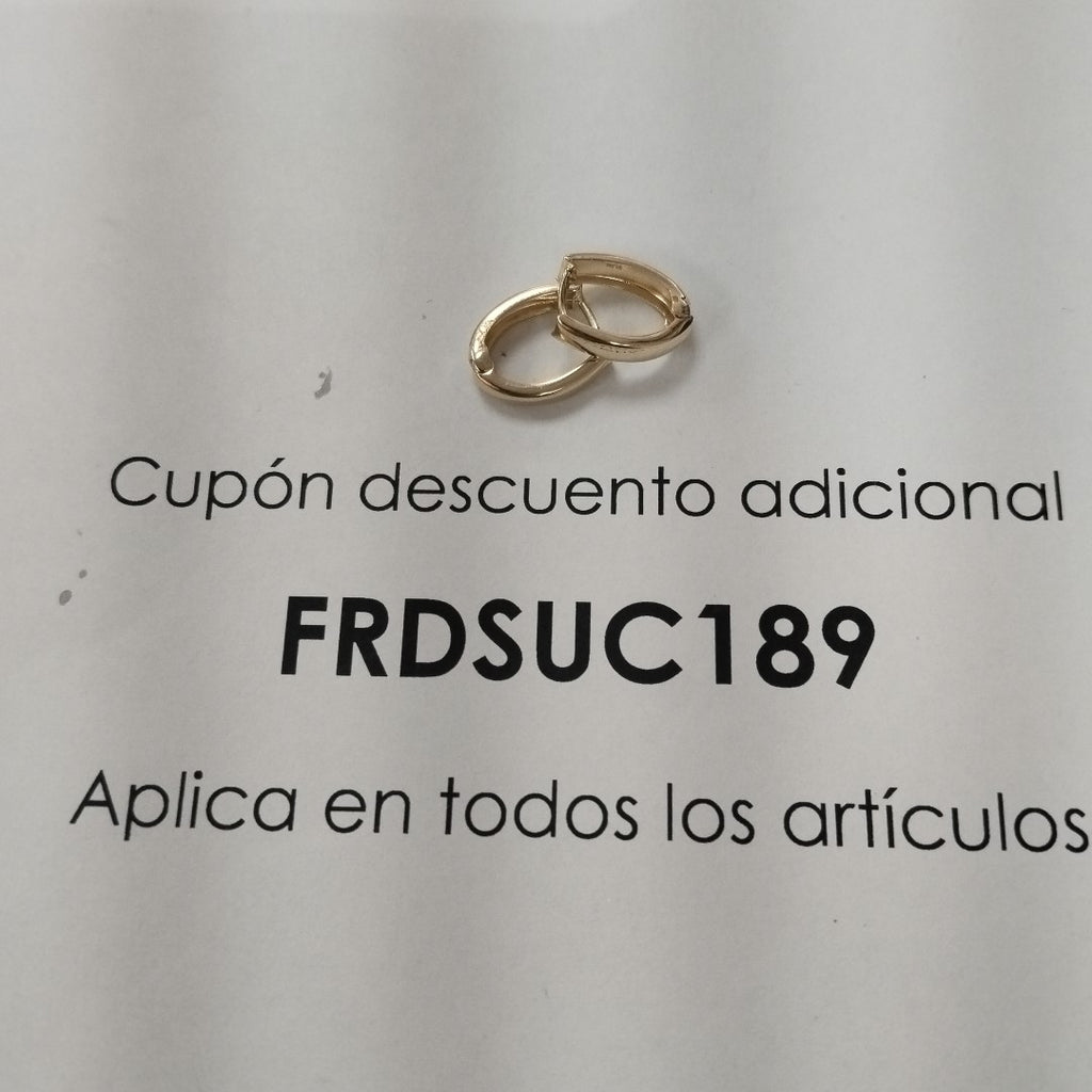HUGGIES ORO 14K 1.1 (NUEVO)