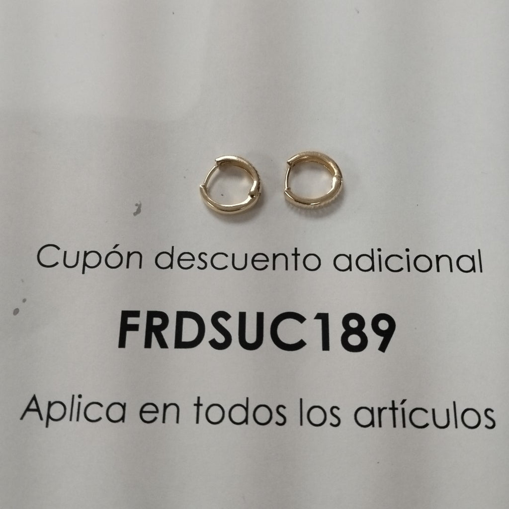 HUGGIES ORO 14K 1.1 (NUEVO)
