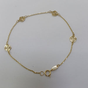 PULSERAS DAMA ORO 14K 1.2 (NUEVO)