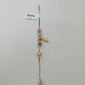 PULSERA CHARM ORO 14K 16.2 (NUEVO)