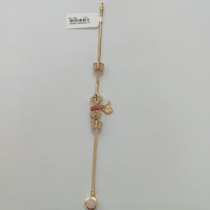 PULSERA CHARM ORO 14K 16.8 (NUEVO)