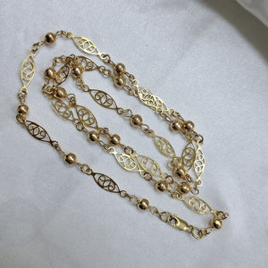 COLLAR ORO 14 K 11.3 GRMS (SEMINUEVO)
