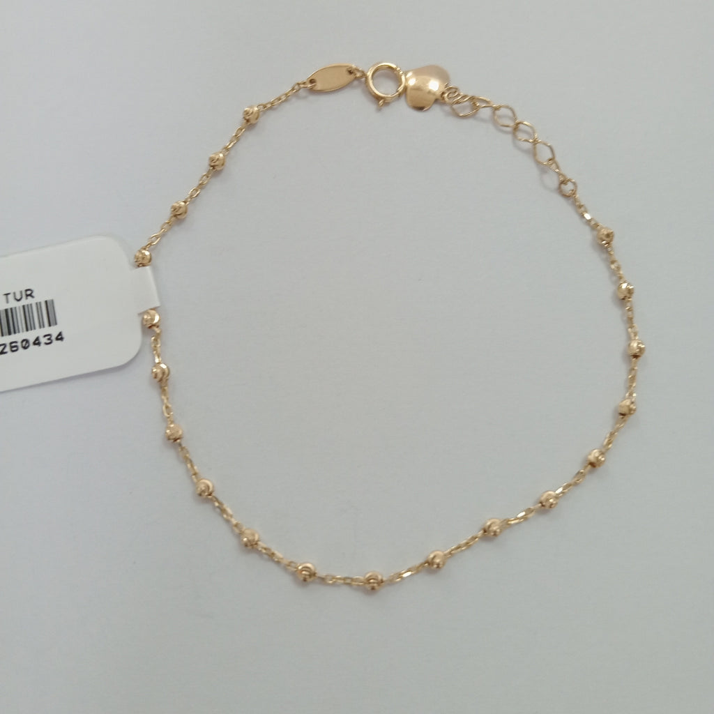 PULSERAS DAMA ORO 14K 1.1 (NUEVO)