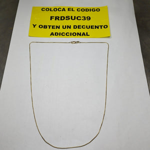CADENA ORO 14 K 3.2 GRMS (SEMINUEVO)
