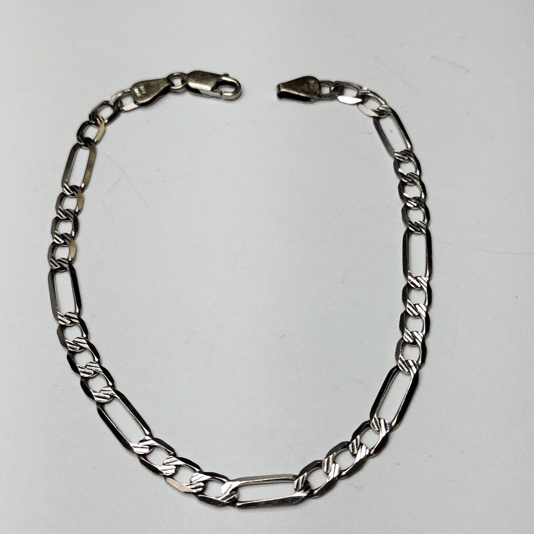 PULSERA ORO BLANCO 14 K 5.9 GRMS (SEMINUEVO)