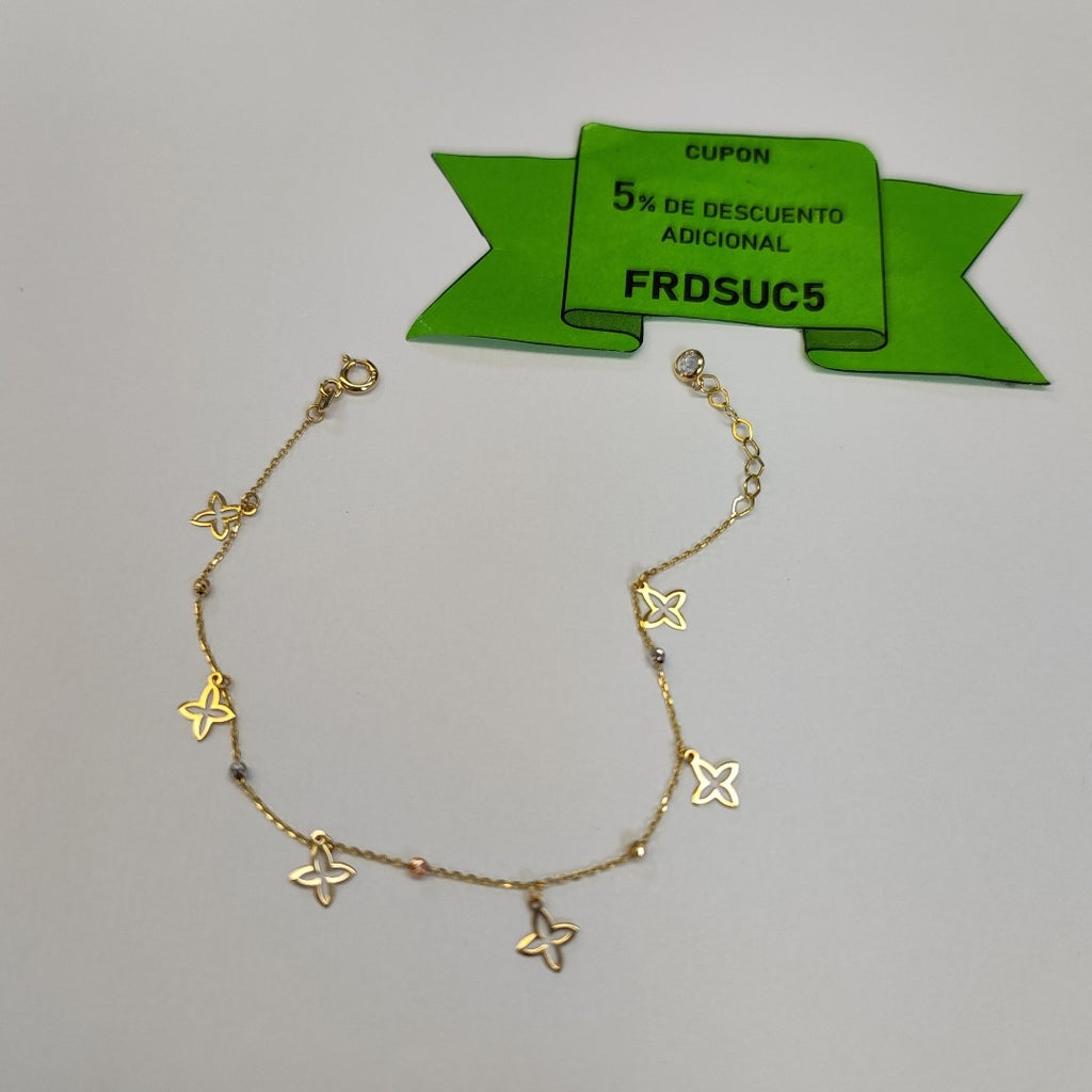 PULSERAS DAMA ORO 14K 1.2 (NUEVO)