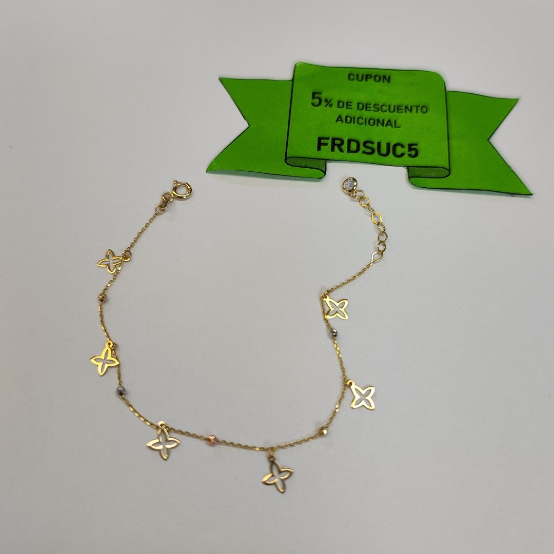 PULSERAS DAMA ORO 14K 1.2 (NUEVO)
