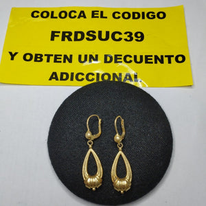ARRACADAS PAR ORO 14 K 3.7 GRMS (SEMINUEVO)