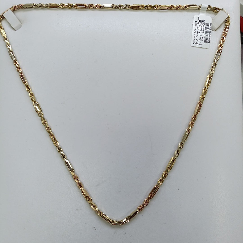 CADENA ORO COMBINADO 14 K 16.4 GRMS (SEMINUEVO)