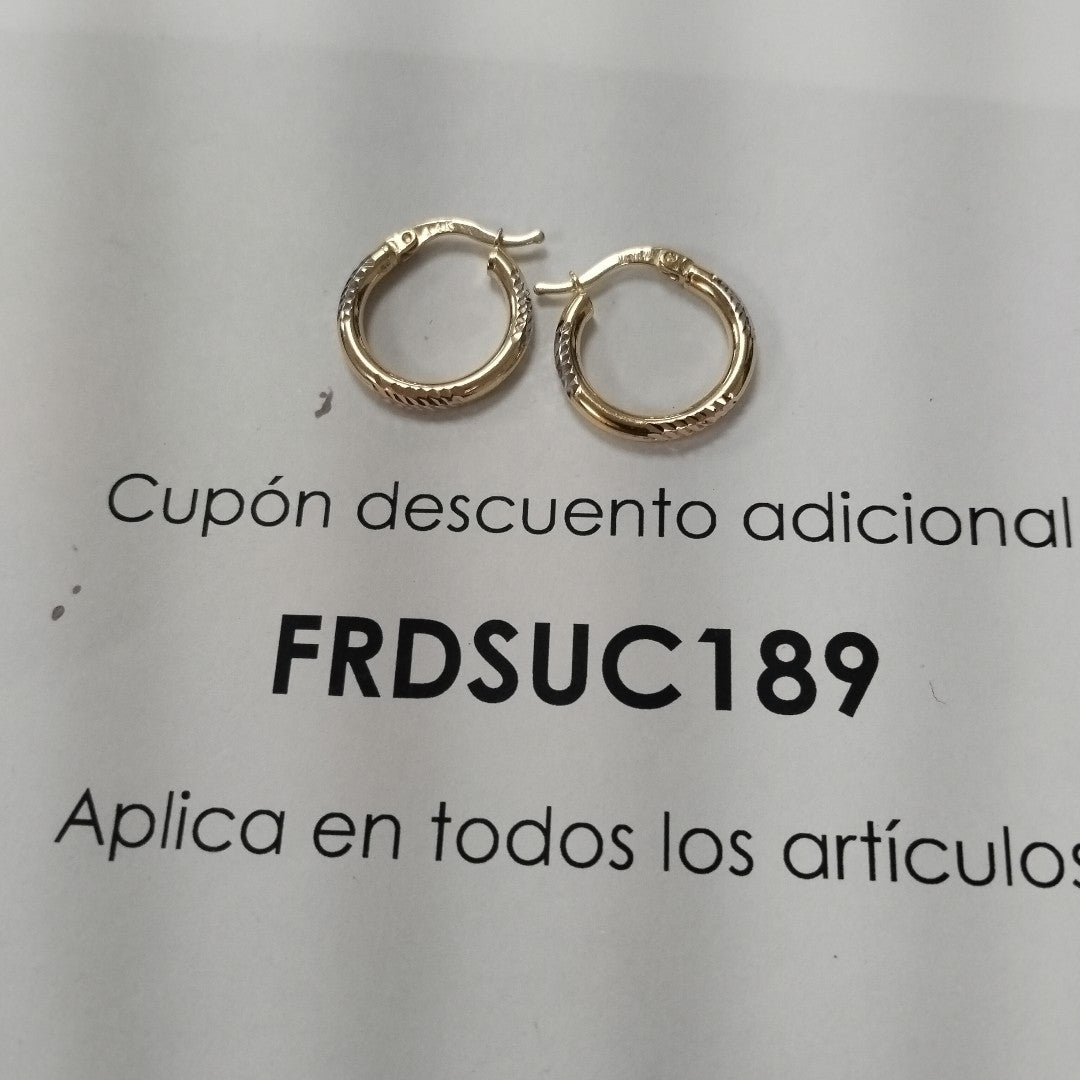 ARRACADAS ORO 14K 1.6 (NUEVO)