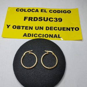 ARRACADAS PAR ORO 10 K 1.5 GRMS (SEMINUEVO)