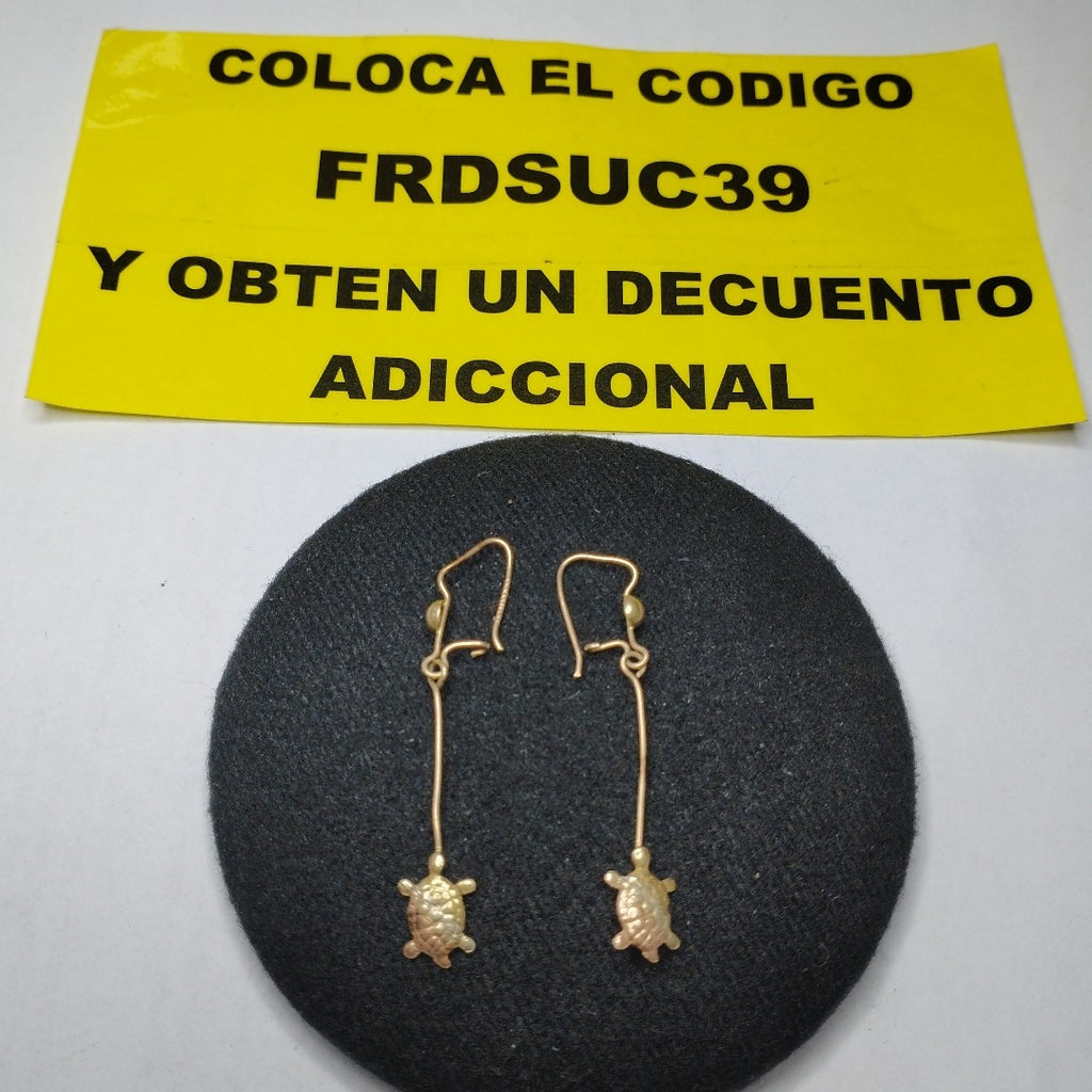 ARETES PAR ORO 10 K 1 GRMS (SEMINUEVO)