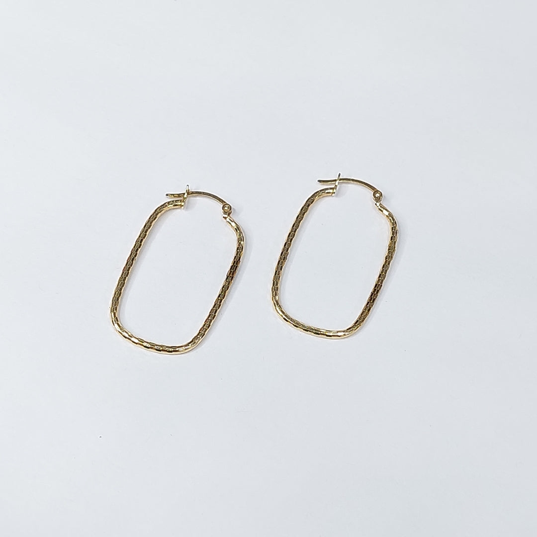 ARRACADAS PAR ORO 14 K 2,60 GRMS (SEMINUEVO)