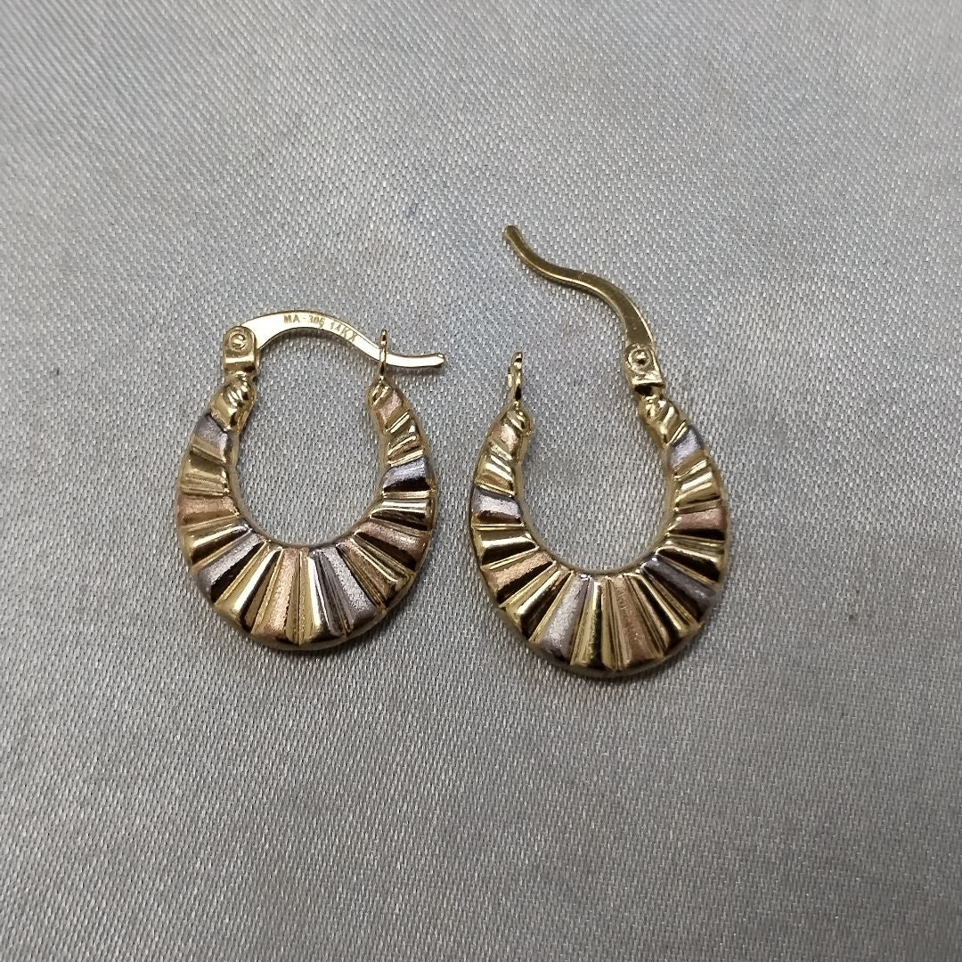 ARRACADAS ORO 14K 1.5 (NUEVO)