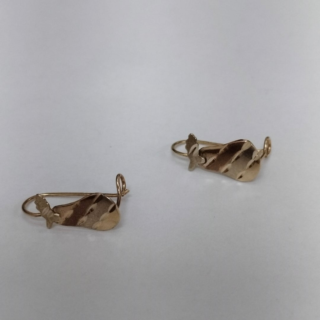 ARETES PAR ORO 10 K 0.8 GRMS (SEMINUEVO)