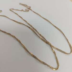 CADENA ORO 14 K 2,10 GRMS (SEMINUEVO)