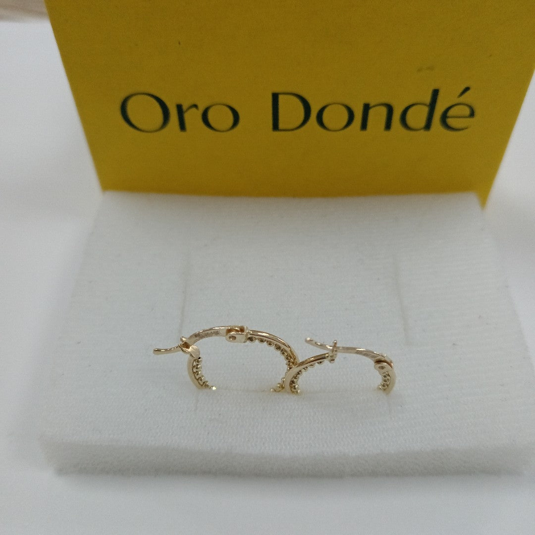ARRACADAS ORO 14K 1.6 (NUEVO)