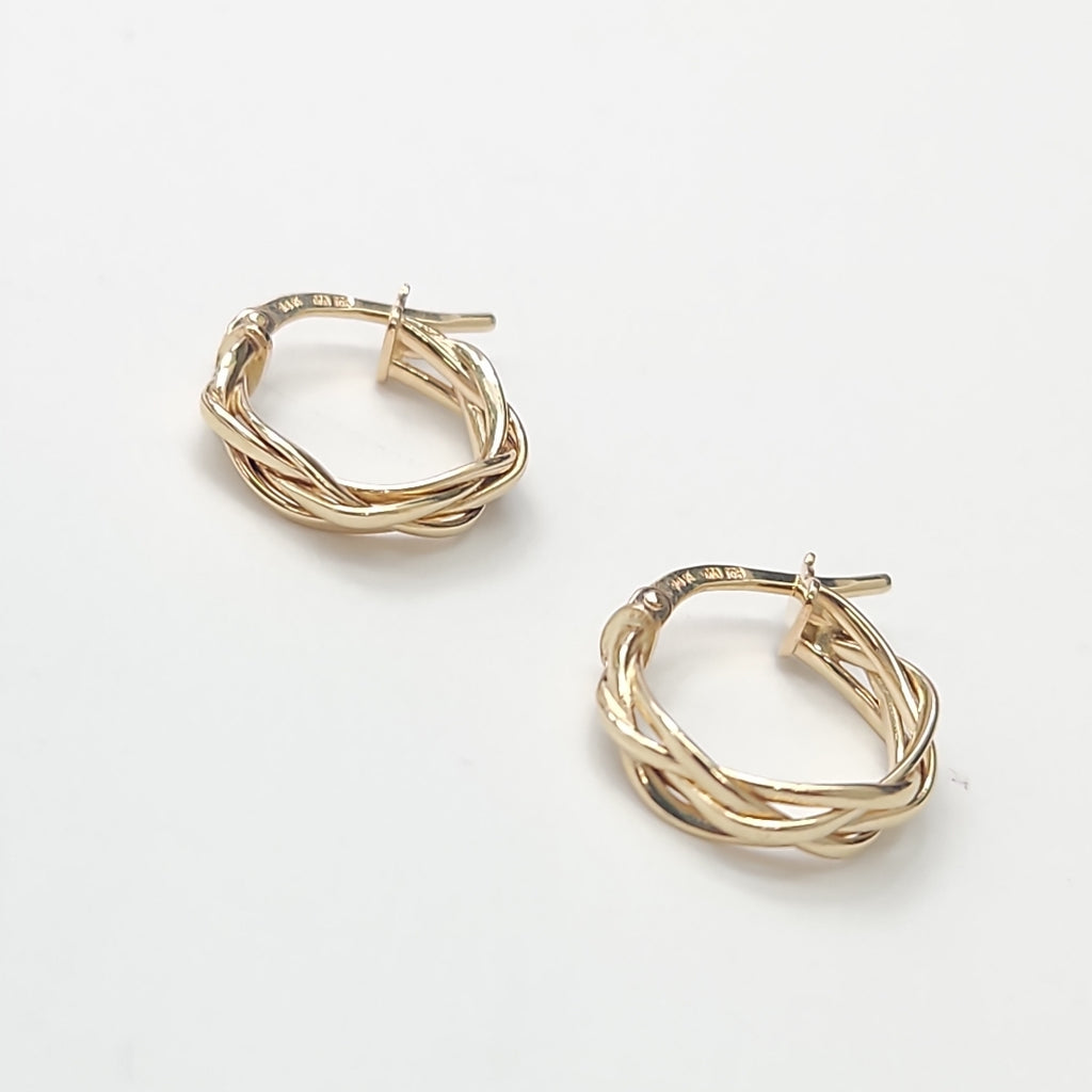 ARRACADAS ORO 14K 1.4 (NUEVO)
