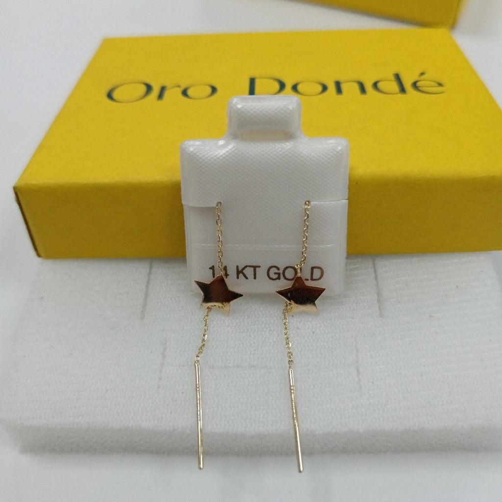 BROQUELES ORO 14K 0.6 (NUEVO)