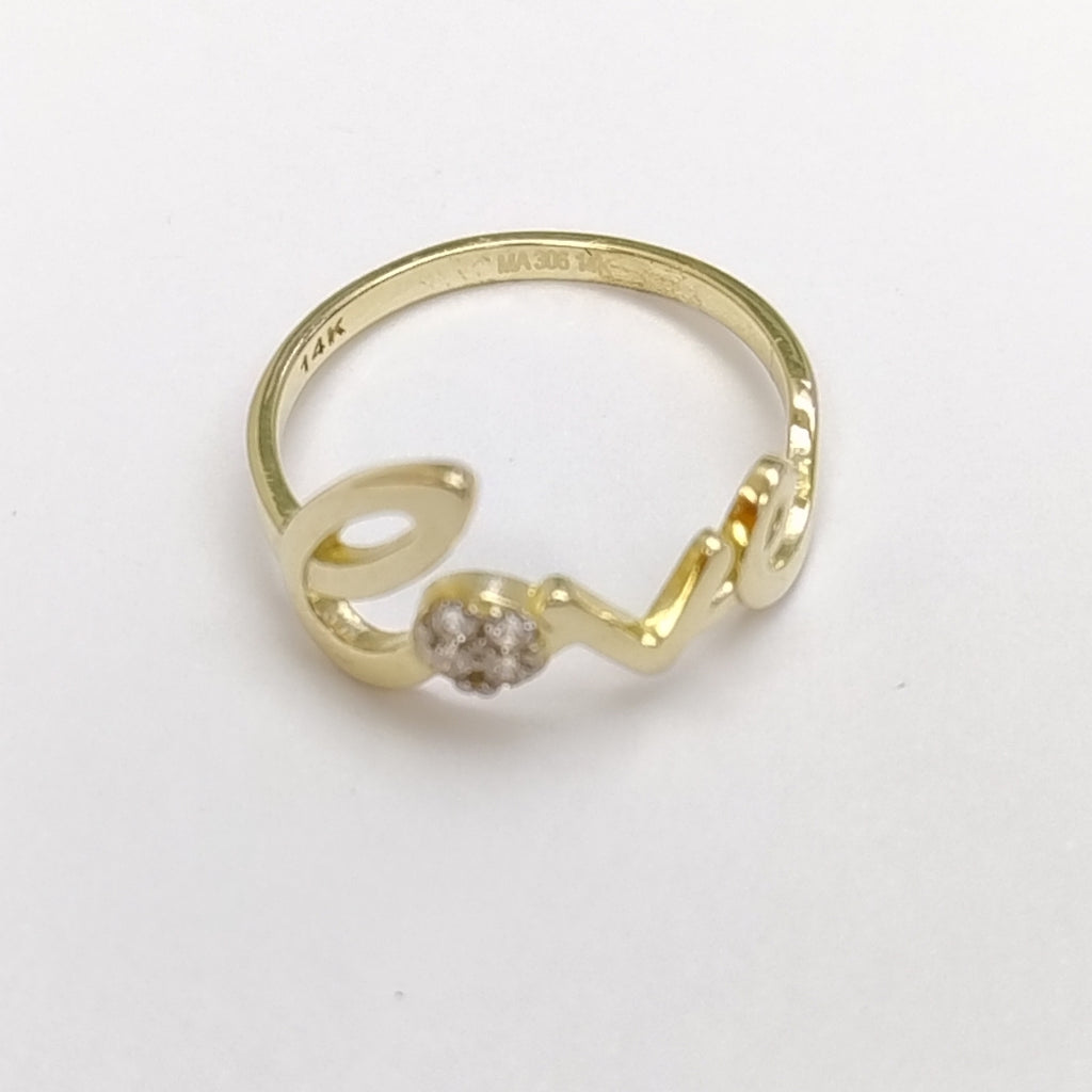 ANILLOS DAMA ORO 14K 2 (NUEVO)