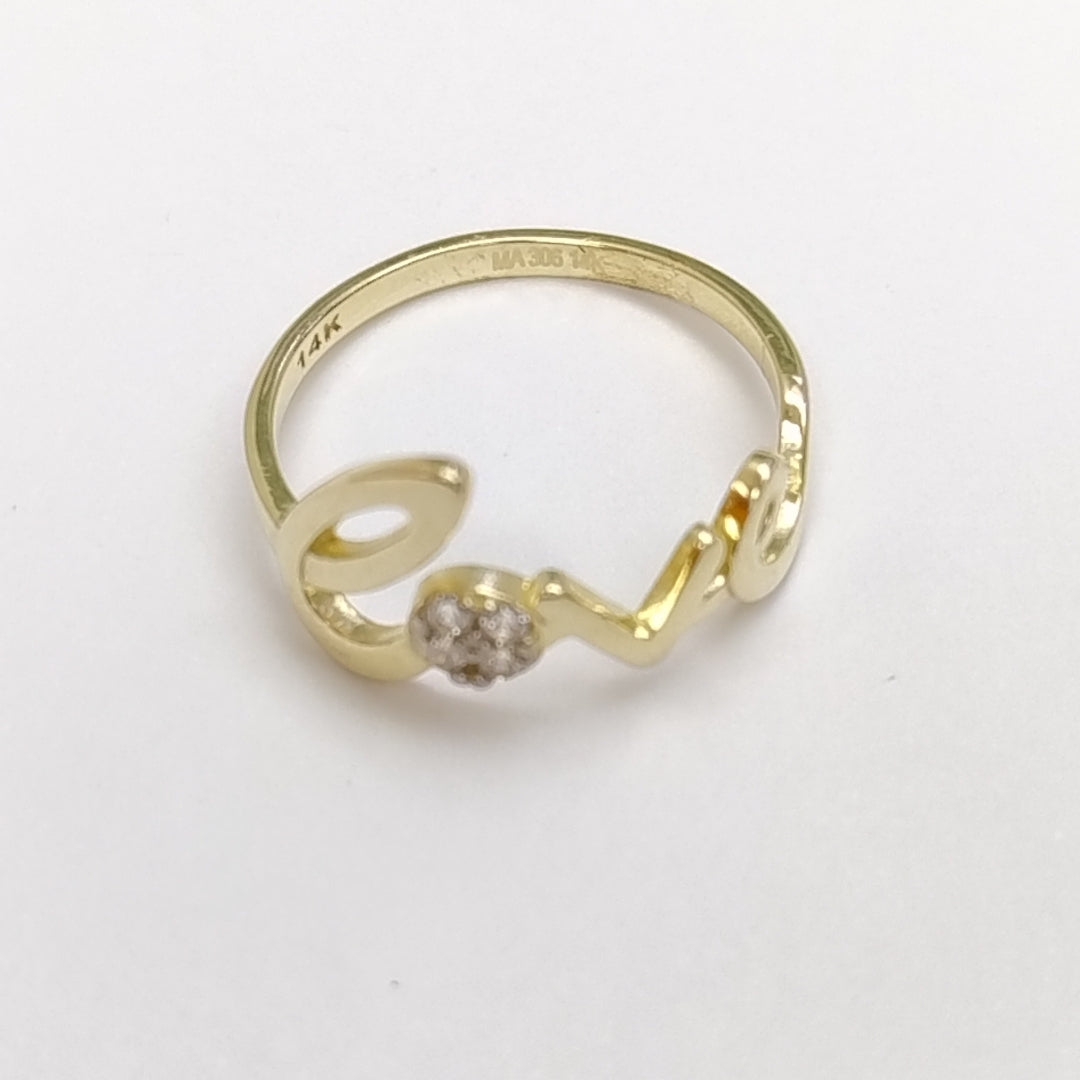 ANILLOS DAMA ORO 14K 2 (NUEVO)