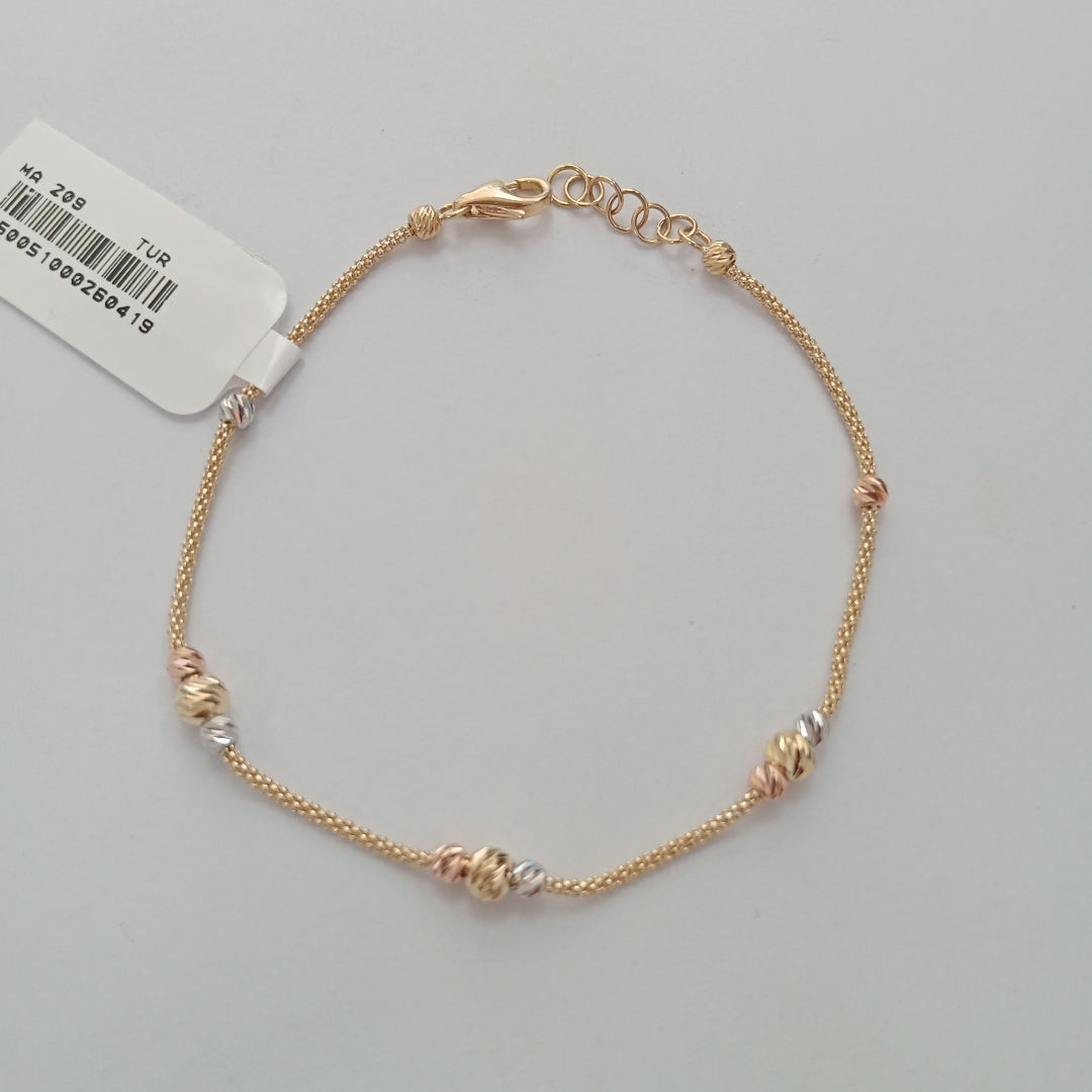 PULSERAS DAMA ORO 14K 2.1 (NUEVO)