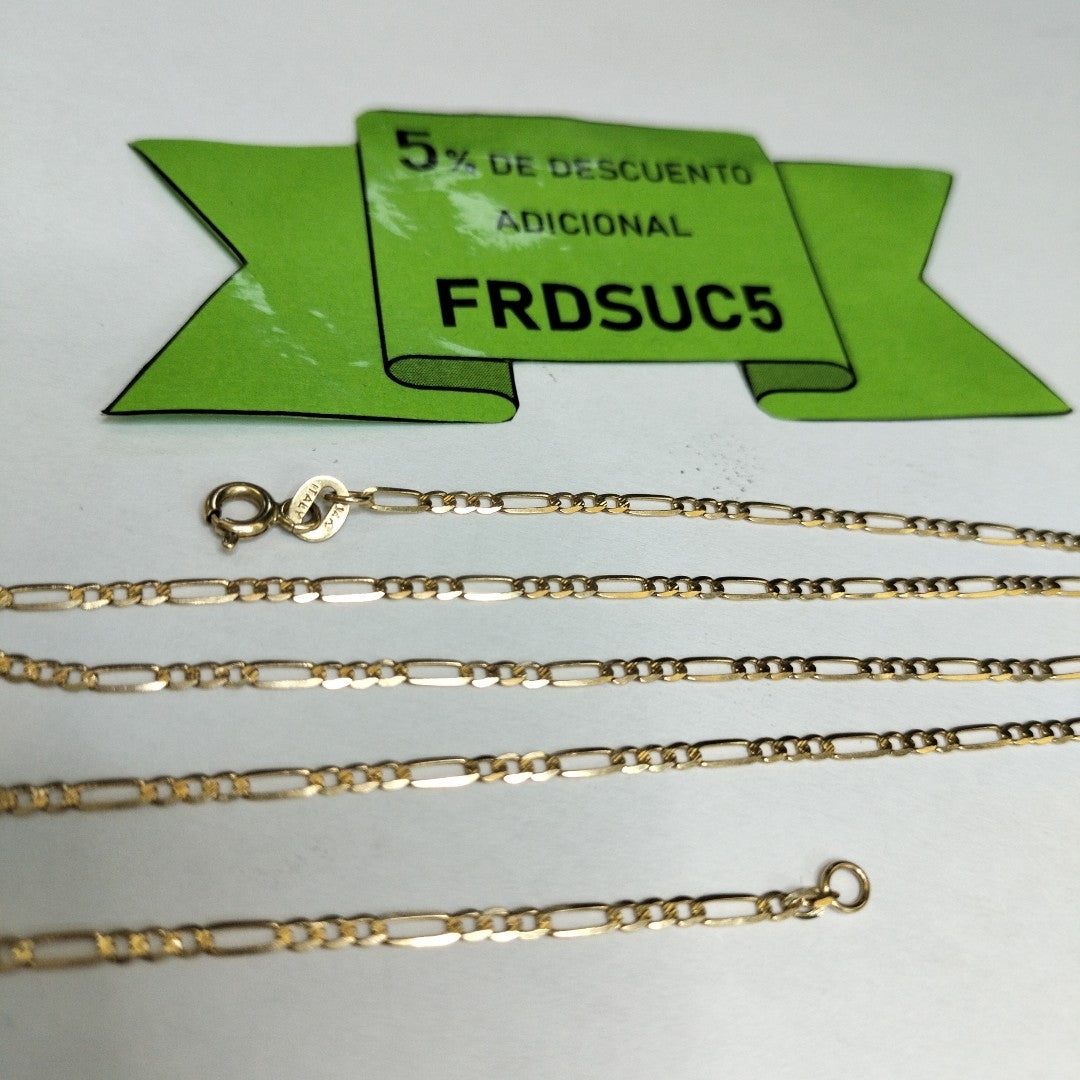 CADENA ORO 14 K 2.5 GRMS (SEMINUEVO)