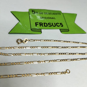 CADENA ORO 14 K 2.5 GRMS (SEMINUEVO)